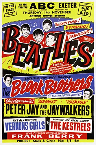 Amazon.com: RR25 Vintage Beatles Exeter British Rock & Roll